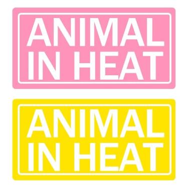 Imagem de 500 etiquetas veterinárias de animais no calor, 1 x 5 cm - adesivos de prática veterinária, etiquetas de instruções de medicamentos, adesivos de pasta de arquivos para hospitais, clínicas, farmácias