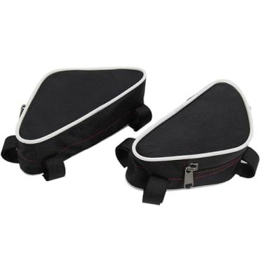 Imagem de Bolsa lateral para motocicleta,Bolsa para motocicleta | 2x bolsa lateral traseira para tubo de motocicleta - Bolsa para de motocicleta, pacote de armazenamento de acessórios para tubo de assento para