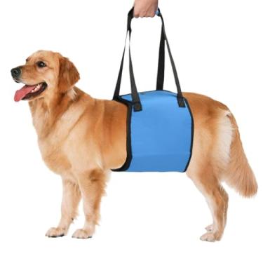 Imagem de Alça de transporte para cães - Levantador de cachorro acolchoado macio - Cinto de assistência para caminhadas ao ar livre e recuperação de aventuras