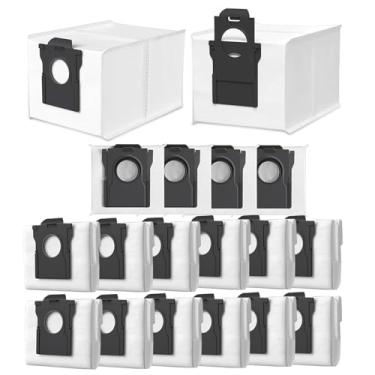 Imagem de Pacote com 18 sacos descartáveis L40 Ultra Dust Bag para Dreame X50 Ultra/Aqua10 Series/X40 Ultra/X30 Ultra/L50 Ultra/L40s Ultra/L40s Ultra AE/L40s Ultra CE/L10s Ultra Gen 2/L10s Pro Ultra Vacuum