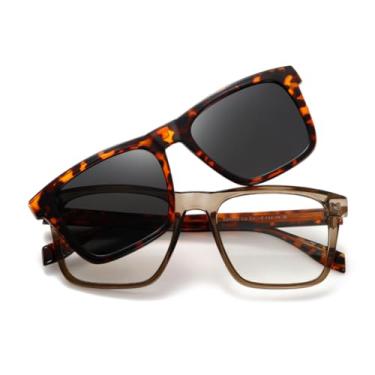 Imagem de VFDHN Óculos de Sol Polarizados Fashion Clip-on TR90 Femininos Masculinos Magnéticos para Uso Externo (4)