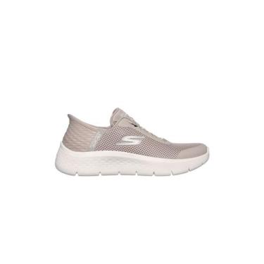 Imagem de Tênis Feminino Skechers Go Walk Flex Slip-Ins Taupy, 35