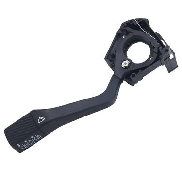 Imagem de Interruptores da coluna de direção compatíveis com VW para GOLF 1989-1992, JETTA 1990-1992 e PASSAT 1990-1993. Interruptor do limpador de para-brisa na coluna, cor preta, código 357953519.