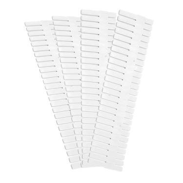 Imagem de Alomejor Divisores de Gaveta, 4 Peças Organizador de Grade de Plástico Ajustável para Meias, Armazenamento de Armário de Roupas íntimas, Organizador de Gaveta de Corte DIY para (Alongar 4 unidades)