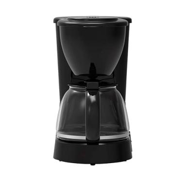 Imagem de Cafeteira Elétrica Jarra De Vidro Café 18 Xicaras 600ml com Filtro Permanente Removível 650W (Preto,220V)