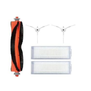 Imagem de Kit de peças de reposição 4 em 1 - Escova principal + Escova lateral + Filtro HEPA + Pano de limpeza, compatível com Xiaomi Mi Robot Vacuum Mop 2 Lite/2 Pro/MJSTL/MJST1SHW(Set 4)
