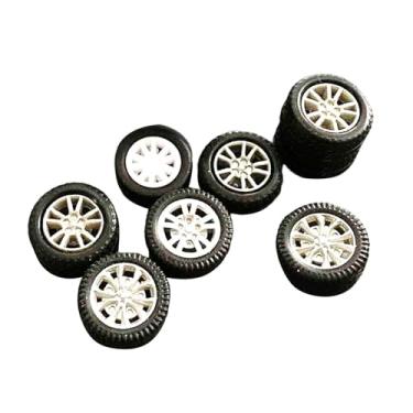 Imagem de EHJRE 8x Rodas E Pneus de Liga Leve para Carros RC - Acessórios E Modelos