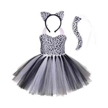 Imagem de Fantasia De Halloween Para Meninas Bebês Com Tema De Animais, Vestido 