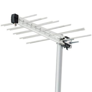 Imagem de Antena Digital Externa Aquário Log Periódica 20 Elementos