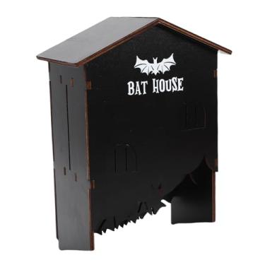 Imagem de Zhjvihx Casa de Morcego, Caixa de Batedura de Madeira de 3 Câmaras para Exterior, Com Acessórios de Montagem, Abrigo de Batedura à Prova de Intempéries para Quintal de Jardim,