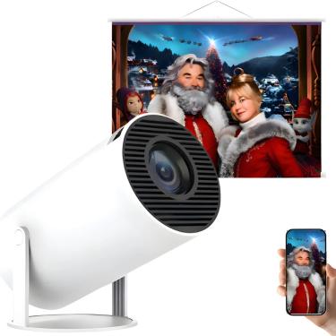 Imagem de Mini Projetor Portátil 4k Android Full Hd Smart Wifi Home