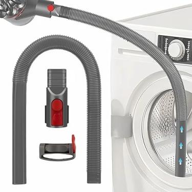 Imagem de JEDELEOS Mangueira de ventilação para secadora Dyson V7 V8 V10 V11 V12 V15 Gen 5 Detect Absolute Cyclone Outsize Slim Aspirador de pó, acessórios de remoção de fiapos de ferramenta de fenda flexível