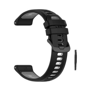 Imagem de Pulseira De Silicone Bicolor Para Garmin Forerunner 970 965 955 945 93