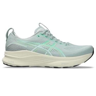 Imagem de ASICS Tênis de corrida masculino Gel-Kayano 32, Musgo frio/verde vital, 14 X-Wide