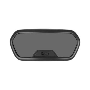 Imagem de oshhni Capa protetora de silicone a arranhões para painel de instrumentos e tela do velocímetro de scooters elétricas E2Pro, Preto