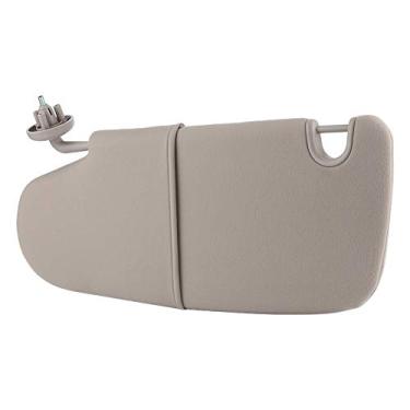 Imagem de KIMISS Viseira Solar Frontal Esquerda para RAM 1500/2500/3500 - Volante à Esquerda, Cinza - Substituição 1CT11BD1AA, Sem Console Suspenso