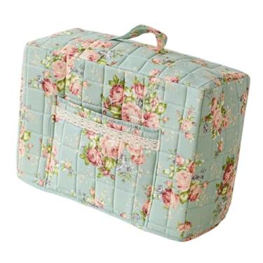 Imagem de Esquirla Capa protetora para máquina de costura, prática e à prova de poeira, com bolso para mesa, prateleira, ou estúdio, Style E