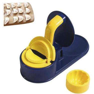 Imagem de Maquina de Modelar Pastel Bolinho Gyoza Ravioli Massa Molde Preparo La