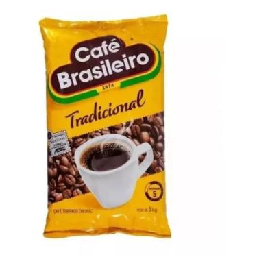 Imagem de Café brasileiro em grãos pacote 5kg.