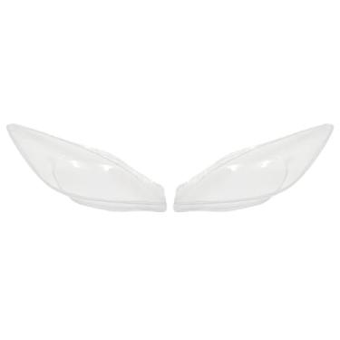 Imagem de Compatível com mazda 3 velocidades 2011 2012 2013 2014 2015 tampa do farol dianteiro do carro lente de vidro faróis abajur transparente máscaras de proteção(2pcs Left and Right)