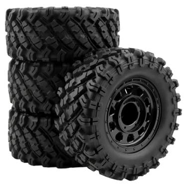 Imagem de GDOOL 4 Pieces RC Car Tires Wheel P12Y10B Accessory Replacement Spare Parts for H12Y H12P H12Y+ 1/12 Scale RC Car Trucks