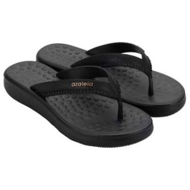 Imagem de Tamanco Feminino Anabela Nanda Preto Azaleia 19160-BL393-Feminino