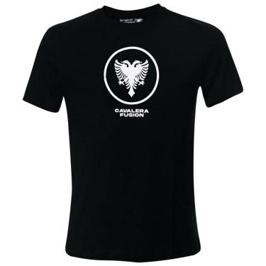 Imagem de Camiseta Cavalera Indie Águia Fusion Preta Masculina-Masculino