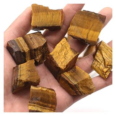 Imagem de Cristal natural áspero pedra natural olho de tigre espécimes casa jardim aquário cristal decoração pedra semipreciosa jade antiguidades exorcizar espíritos malignos desenho de dinheiro jaspery (cor