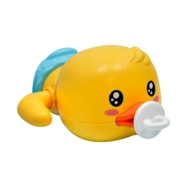 Imagem de Brinquedo de Banho Patinho Nadador à Corda - Polibrinq