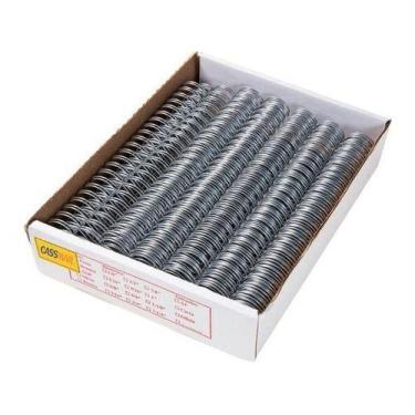 Imagem de Wire-o para Encadernação 2x1 A4 Prata 1 1/8 até 250fls 25un  - Cassmar