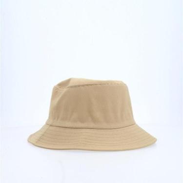 Imagem de Chapéu Bucket Unissex Boné Praia Proteção Solar - BAUARTE, Bege