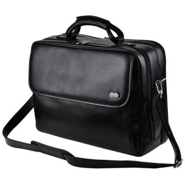 Imagem de Maleta Executiva ANTHONY em Couro Galvani, Preto