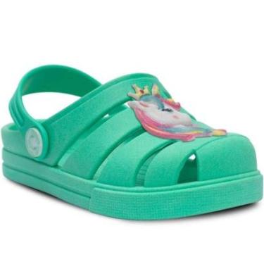 Imagem de Sandalia Babuche Infantil Menina Unicornio  Leve Macio 12.27-Feminino