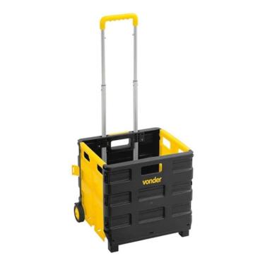 Imagem de Carrinho De Caixa Vonder - Dobrável - Até 20Kg - Roda Maciça