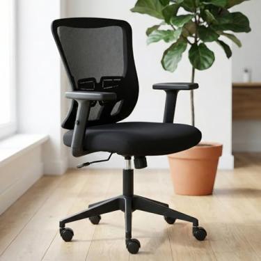 Imagem de Cadeira de Escritório Giratória com Apoio de Lombar Duoffice DU215 Ibi