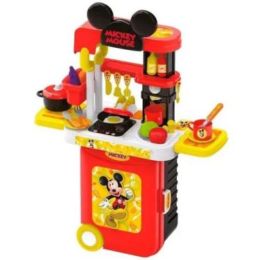 Imagem de Maleta de Viagem Mickey Cozinha Play Set 3 em 1 Multikids - BR1300