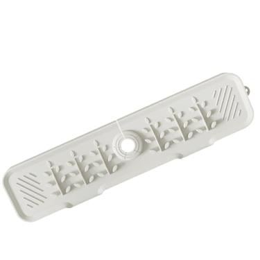 Imagem de Tapete de torneira, almofada de silicone antiderrapante de secagem rápida | contra respingos de água da pia, para drenar o banheiro doméstico embaixo do balcão atrás da pia