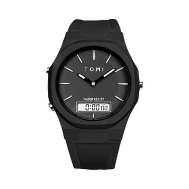 Imagem de Relógio Digital Esportivo Masculino À Prova D'Água TOMI, Relógio Eletr