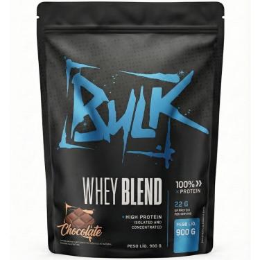 Imagem de Whey Protein Blend Concentrado Isolado Hidrolisado Albumina 900g Bulk Nutrition-Unissex