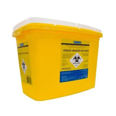 Imagem de Coletor Rígido para Material Perfurocortante 13 Litros (CRAL)