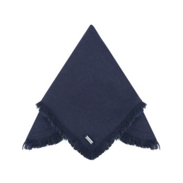 Imagem de Guardanapo Em Tecido Linho Boho 45x45cm Mameg Marinho