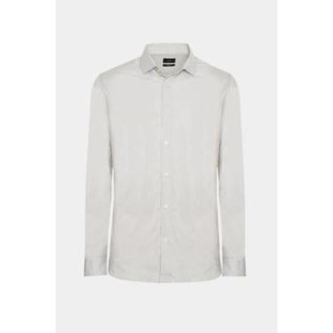 Imagem de Camisa Aramis Manga Longa Sarja Caqui Branco-Masculino