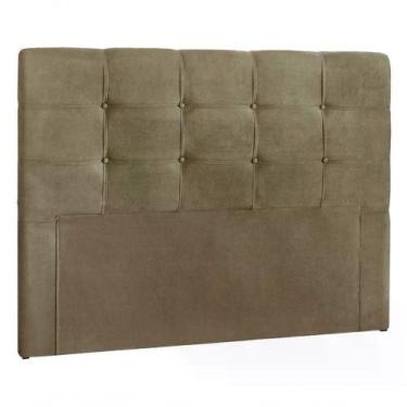Imagem de Cabeceira Queen 160cm Daiana Suede Taupe Id Suede Taupe - IDELFONSO