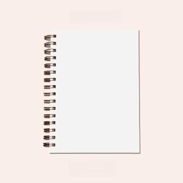 Imagem de Caderno A5 Espiral para Anotações Sem Pauta Caderneta Caderno Anotações Cadernos Caderno Capa Dura para Tarefas e Organização Diário Fichario A5 Uso Diário (sem pauta)