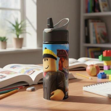 Imagem de Garrafa De Aluminio Roblox Volta As Aulas - Nerd Collection, Roblox 1