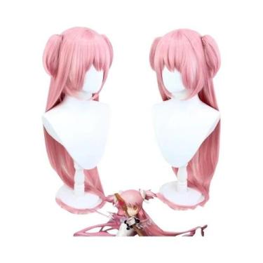 Imagem de Peruca Rosa De Cabelo Longo Para Cosplay De Anime Kaname Madoka, Alta 