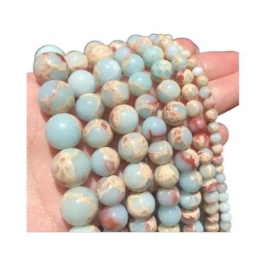 Imagem de Contas De Pedra Natural De 6-10MM, Lava, Jaspe, Olho De Tigre, Quartzo