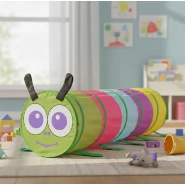 Imagem de Túnel Tenda Infantil Dobrável Multicolorido 1,80m Criança - Koti, Laga