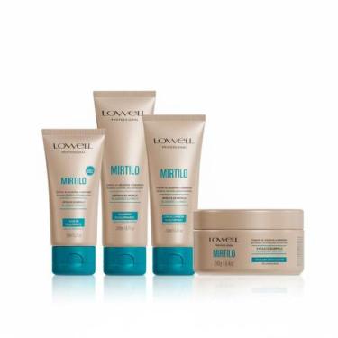 Imagem de 1008LW-Kit Equilibrante Mirtilo - Shampoo, Condicionador, Leave-in e M