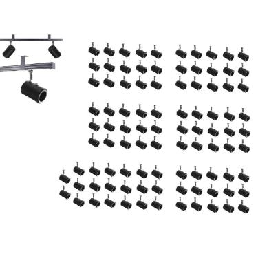 Imagem de Kit 95 Spot Trilho Perfilado Eletro calha Par20 Bulbo OL8